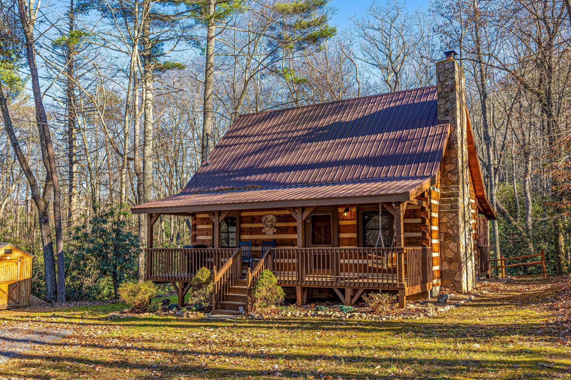 Hidden Hideaway Cabin Villa Cosby Exterior photo